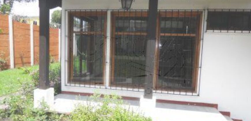 H265 – Casa en renta 2 dormitorios sin muebles