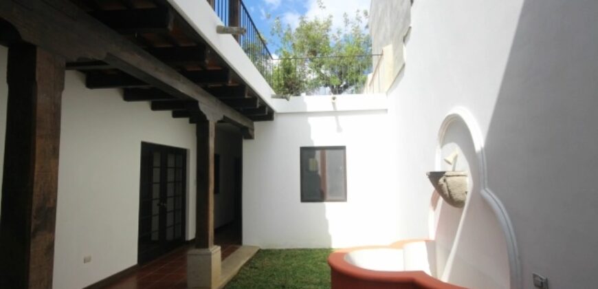 B282 – Beautiful two story house in Antigua Guatemala