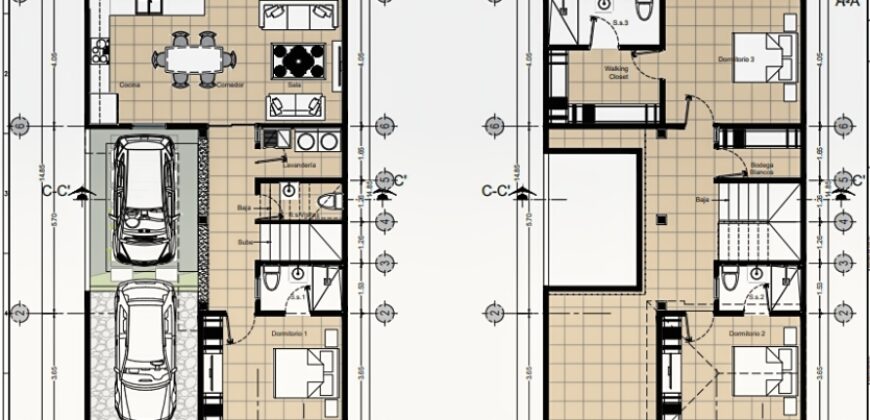 T49 – Casa en construccion dentro de condominio