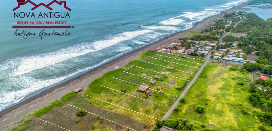 CS16 -Hermosos terrenos frente al mar en Tecojate