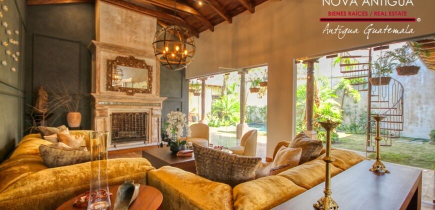 SI18 -Exclusiva residencia colonial en La Antigua Guatemala