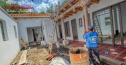 T54 – House under construction in the Hacienda del Comendador residential community